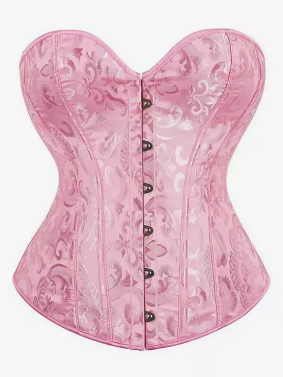 Corset vintage Vêtements vintage pour femmes 艗illets en polyester