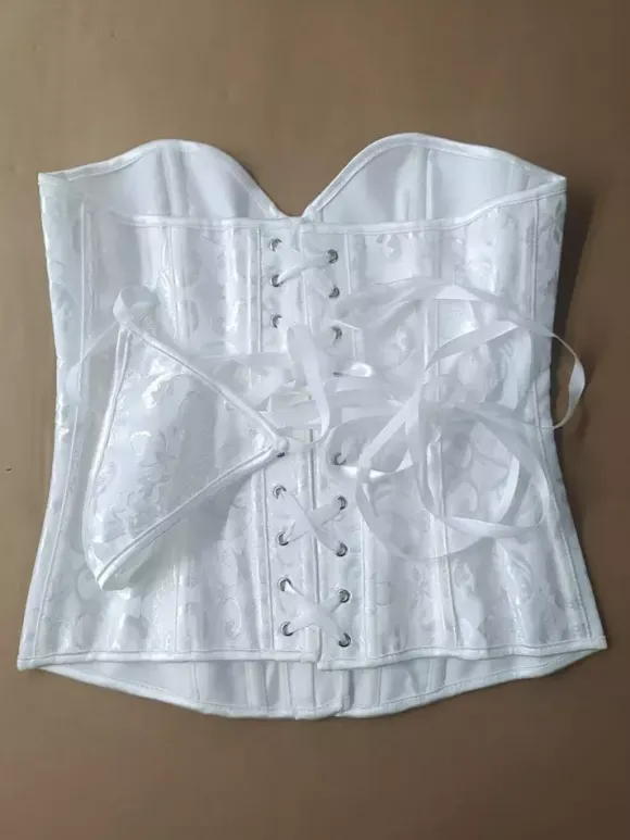 Corset vintage Vêtements vintage pour femmes 艗illets en polyester