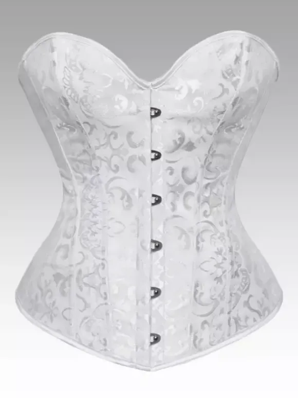 Corset vintage Vêtements vintage pour femmes 艗illets en polyester