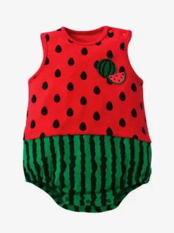 Costume Bébé Cadeau Noël Enfant De Costume Pastèque Déguisements Halloween Combinaison