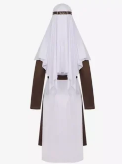 Costume De Berger Arabe Du Moyen-Orient De Dubaï Costume D'aîné Déguisement De Fête D'halloween