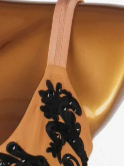 Costume de danse latine robe noire en lycra spandex pour femmes vêtements de danse