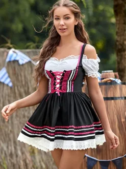 Costume De Femme De Chambre Servante Robe Femme Déguisement Sexy
