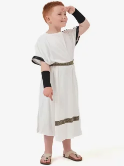 Costume de jeu de rôle de guerrier de la mythologie grecque et romaine antique pour enfant