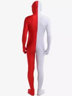 Costume de zentai combinaison enveloppé unisexe en lycra spandex avec patchwork Déguisements Halloween