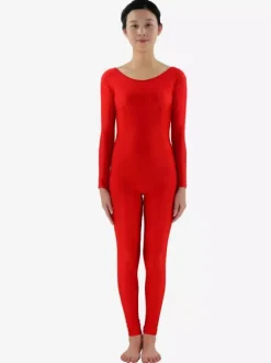 Costume de zentai marron foncé Combinaison en lycra spandex face ouverte Déguisements Halloween