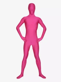Costume de zentai populaire combinaison enveloppé unisexe en lycra spandex rouge Déguisements Halloween