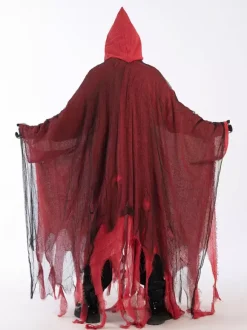 Costume effrayant de cape fantôme en lambeaux pour Halloween