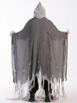 Costume effrayant de cape fantôme en lambeaux pour Halloween