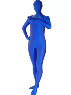 Costume Morph Déguisements Halloween Costume Lycra Spandex Bleu Zentai