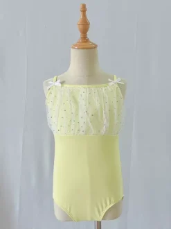 Costume de danse classique pour enfant robe de ballerine en polyester lavande costumes de danse