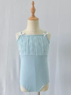 Costume de danse classique pour enfant robe de ballerine en polyester lavande costumes de danse
