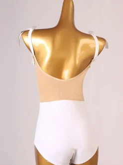 Costume de danse latine Costume White Femmes Polyester Robe Sexy Fleurs Sexy Fleurs Latin Dancer Costume de danse