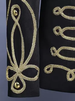 Costume de palais pour hommes tenue de spectacle sur scène Costumes rétro à manches longues