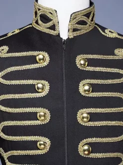 Costume de palais pour hommes tenue de spectacle sur scène Costumes rétro à manches longues