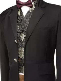 Costume Opéra rétro long noir gabardine Déguisements Halloween