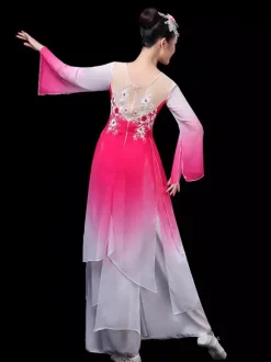 Costumes Chinois Danse Traditionnelle Costumes de Carnaval Costume 2 Pièce Déguisements Halloween