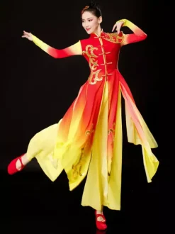 Costumes Chinois Femme Costume De Danse Traditionnelle Carnaval Costumes Déguisements Halloween