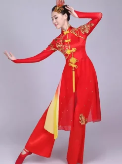 Costumes Chinois Traditionnels Kung Fu Tang Costume De Danse Costumes Déguisements Halloween