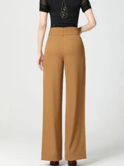 Costumes De Danse De Salon Pantalon Femmes Vert Foncé