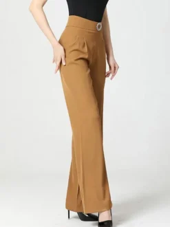 Costumes De Danse De Salon Pantalon Femmes Vert Foncé