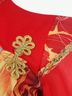 Costumes de danse Ensemble de vêtements de danse de style chinois pour femmes