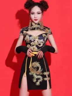 Costumes de danse jazz Vêtements de danse du dragon chinois