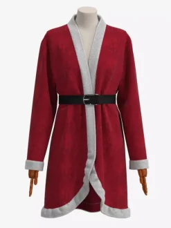 Costumes de Noël unisexes rouges pour les fêtes de Noël