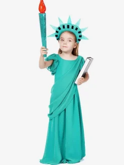 Costumes De Scène De La Statue De La Liberté Carnaval Les Enfants Pâques