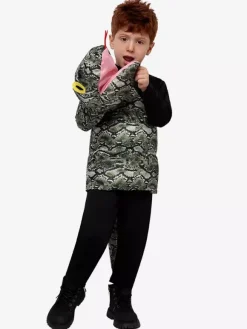 Costumes de serpent pour enfants pour Halloween Carvinal Top et combinaison
