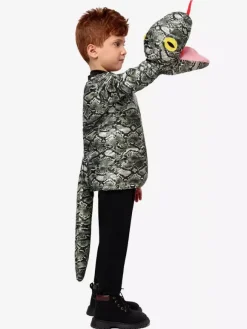 Costumes de serpent pour enfants pour Halloween Carvinal Top et combinaison