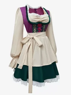 Costumes de vacances rétro pour filles de bière bavaroises