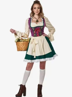 Costumes de vacances rétro pour filles de bière bavaroises