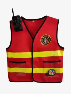 Costumes d'Halloween pour enfants Ensemble d'Halloween rouge Gilet accessoire en polyester pour enfants