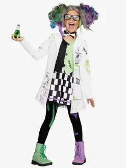 Costumes d'Halloween pour enfants Ensemble de polyester en fibre de polyester blanc Halloween Haut pour enfants