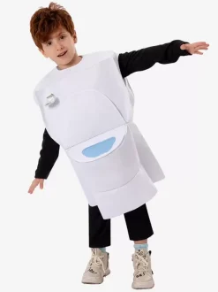 Costumes d'Halloween pour enfants Gilet blanc en polyester pour enfants