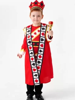 Costumes d'Halloween pour enfants Ensemble de couvre-chef en polyester rouge pour Halloween