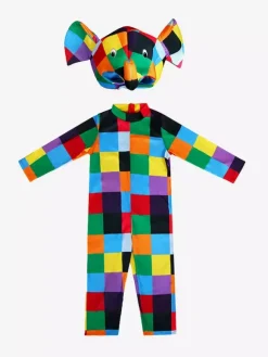 Costumes d'éléphant pour enfants costumes de carnaval d'Halloween ensemble combinaison et capuche
