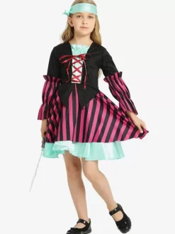 Costumes Marchandises de vacances Costumes de vacances Halloween Noir Fibre de polyester