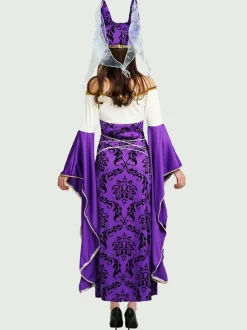 Costumes Marchandises de Vacances Costumes de Vacances Égyptien Sexy Violet Fibre de Polyester