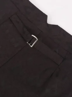 Costumes rétro en polyester rétro vintage noir pour homme