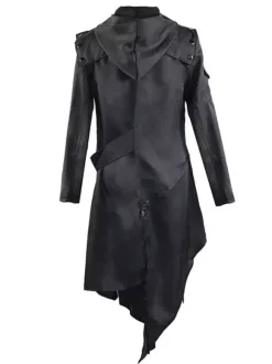 Costumes rétro Opéra homme noir Vintage manches longues uniforme pardessus Cosplay Halloween