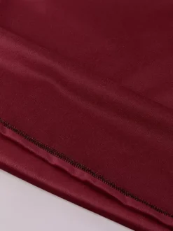 Costumes rétro sans manches en polyester rétro haut vintage noir pour homme Bourgogne