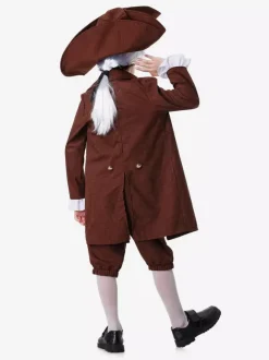 Costumes Café Marron Hommes Rétro Gilet Pantalon Ensemble Costumes De Vacances