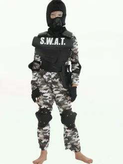 Costumes de Cosplay pour enfants CSGO Counter Strike Cosplay ensemble de 5 pièces Costume d'halloween pour enfants