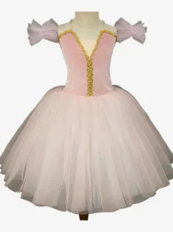 Costumes de danse de Ballet ballerine rouge pour filles robe à volants en dentelle et Polyester vêtements de danse