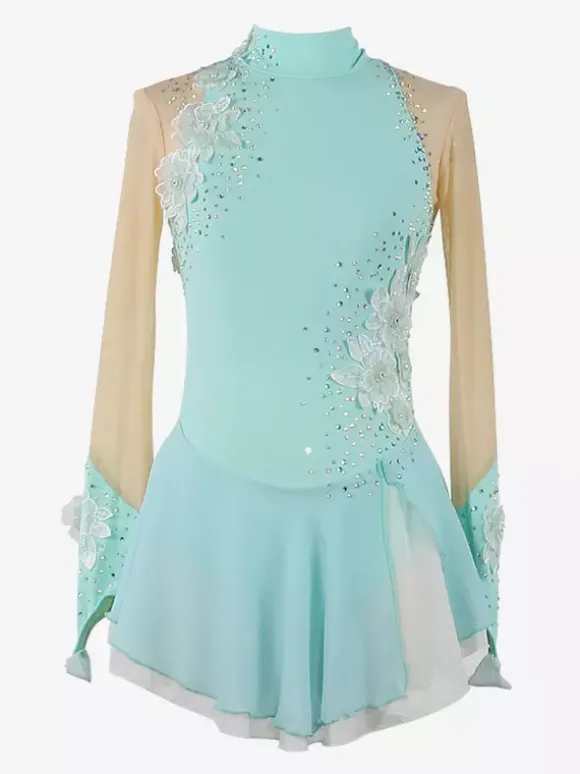 Costumes de danse de patinage artistique pour filles simples et généreux robe de compétition de patinage artistique pour femmes justaucorps de gymnastique