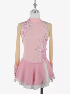 Costumes de danse de patinage artistique pour filles simples et généreux robe de compétition de patinage artistique pour femmes justaucorps de gymnastique