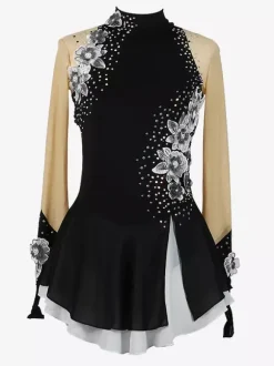 Costumes de danse de patinage artistique pour filles simples et généreux robe de compétition de patinage artistique pour femmes justaucorps de gymnastique
