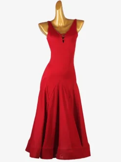 Costumes de danse de salon vert femmes Lycra Spandex robe vêtements de danse